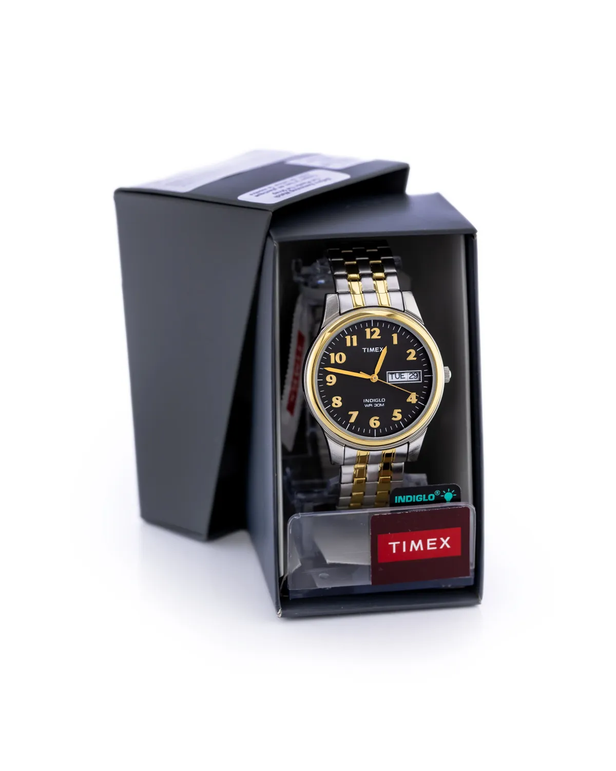 ZEGAREK MĘSKI TIMEX Charles Two-Tone T26481 INDIGLO + BOX