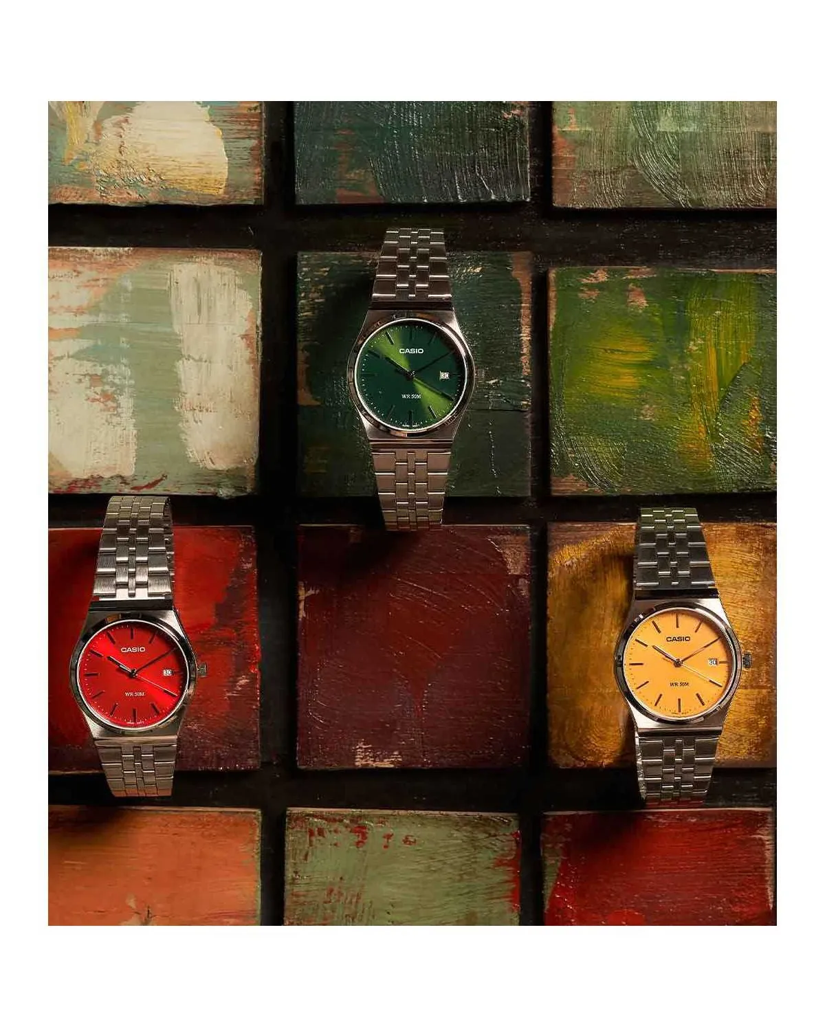 Zegarek Męski Casio MTP-B145D-4A2 + BOX (zd230e)