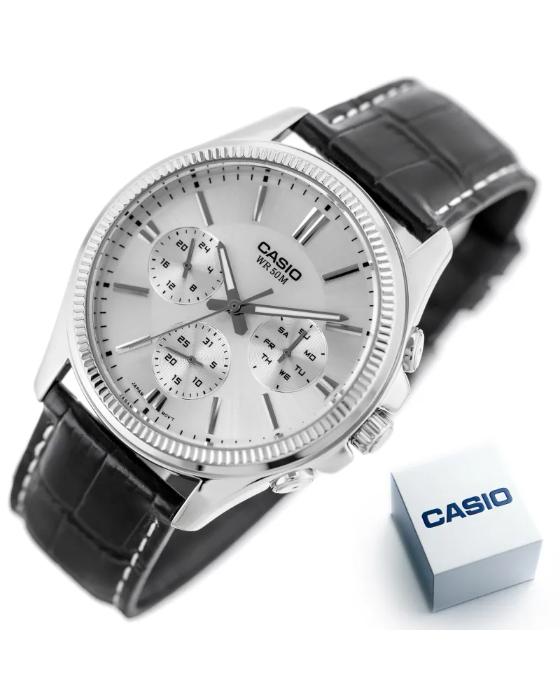 ZEGAREK MĘSKI CASIO MTP-1375L-7AVDF (zd115a) + BOX ZEGAREK MĘSKI CASIO MTP-1375L-7AVDF (zd115a) + BOX