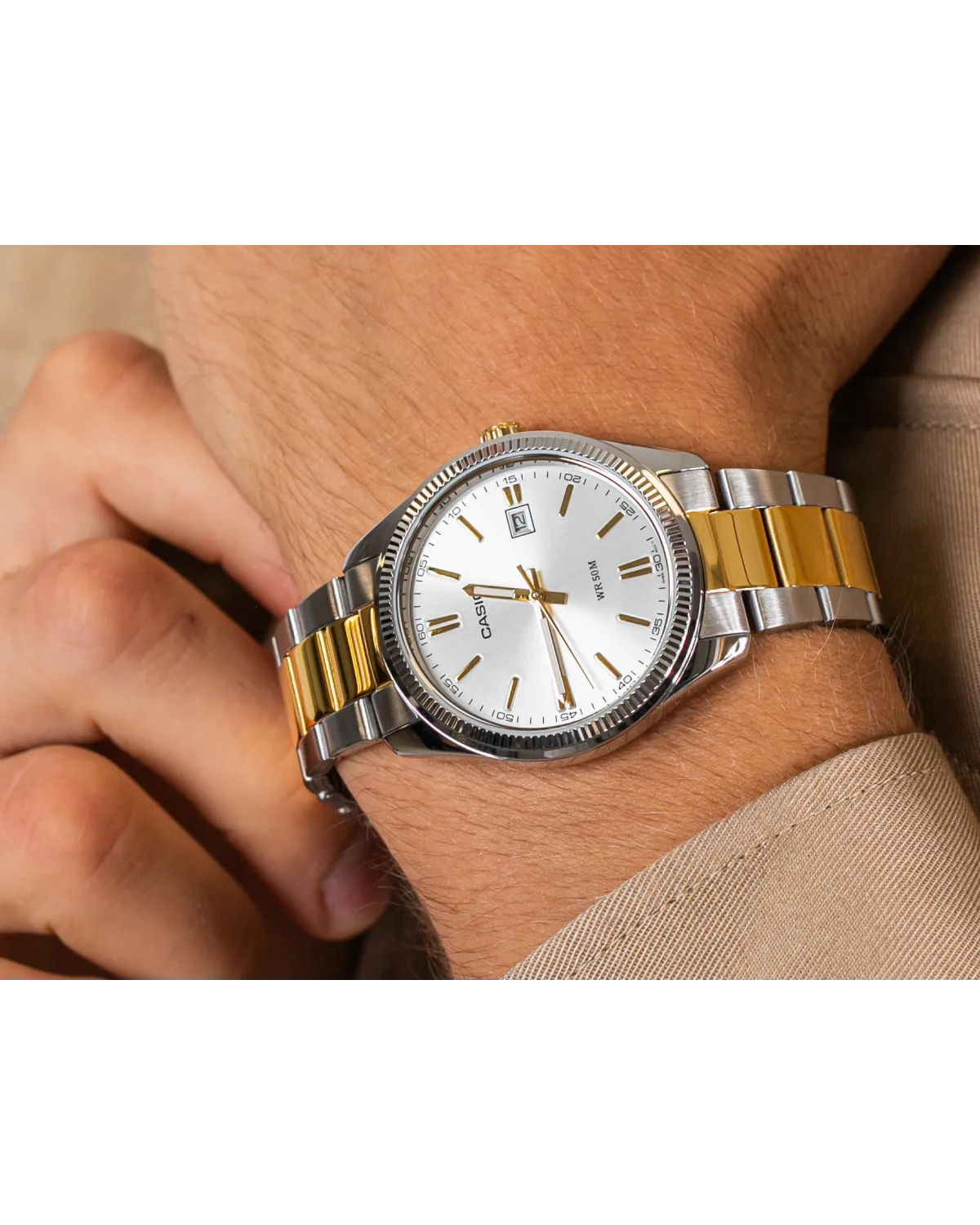ZEGAREK MĘSKI CASIO MTP-1302SG-7AV (zd072e) + BOX