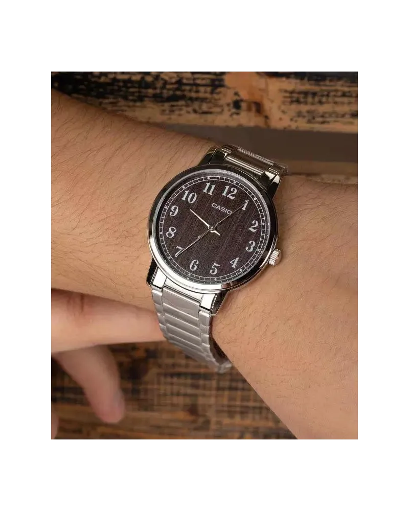 ZEGAREK MĘSKI CASIO MTP-E145D-5B1 (zd196b)  + BOX