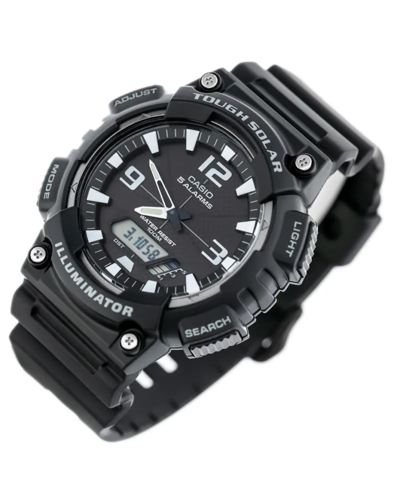 ZEGAREK MĘSKI CASIO AQ-S810W-1AV (zd044h) - SOLAR POWERED + BOX