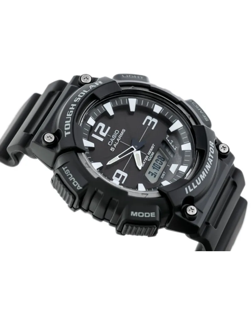ZEGAREK MĘSKI CASIO AQ-S810W-1AV (zd044h) - SOLAR POWERED + BOX