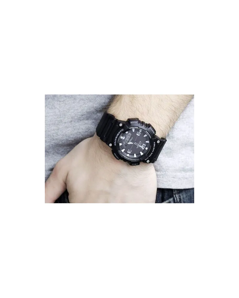ZEGAREK MĘSKI CASIO AQ-S810W-1AV (zd044h) - SOLAR POWERED + BOX