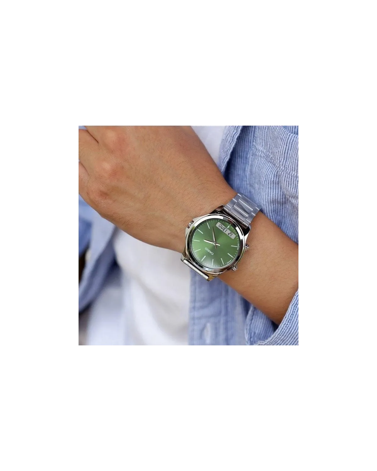 ZEGAREK MĘSKI CASIO MTP-VC01D-3E+ BOX (zd239b)