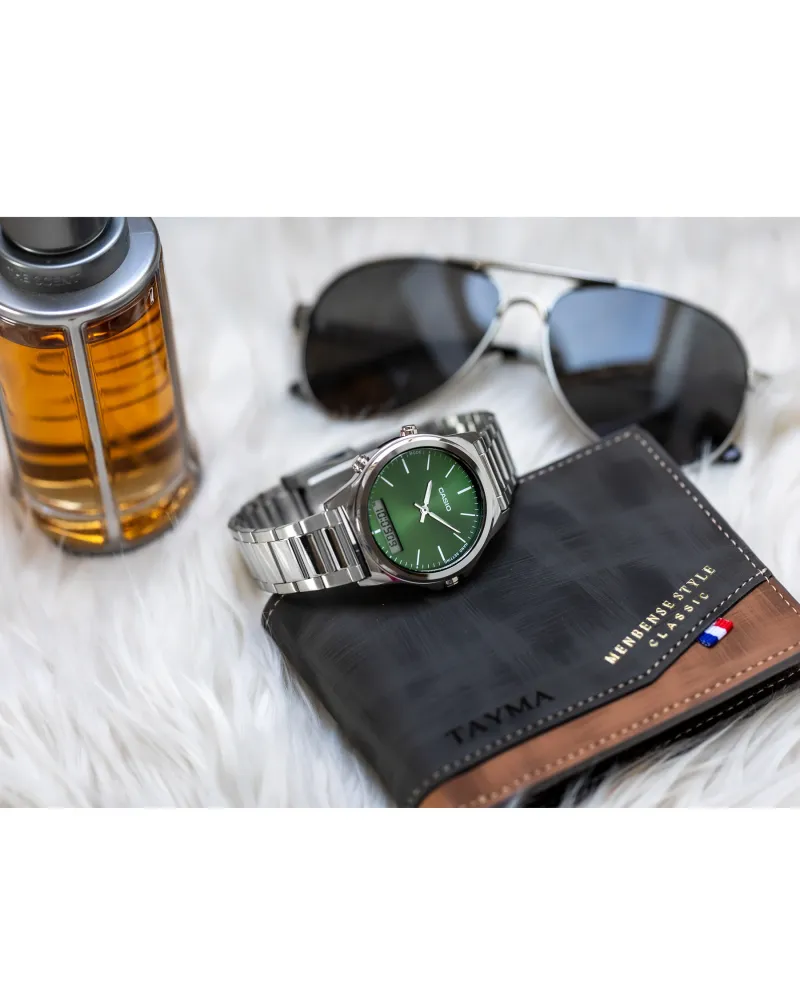 ZEGAREK MĘSKI CASIO MTP-VC01D-3E+ BOX (zd239b)
