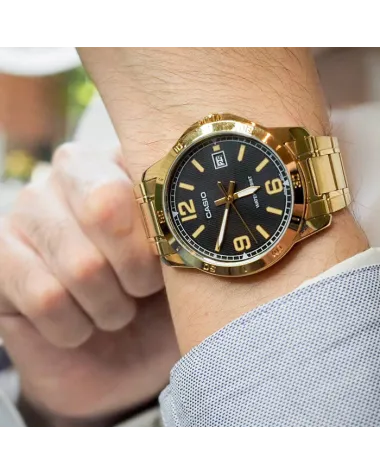 ZEGAREK MĘSKI CASIO MTP-V004G-1B (zd047h) + BOX ZEGAREK MĘSKI CASIO MTP-V004G-1B (zd047h) + BOX