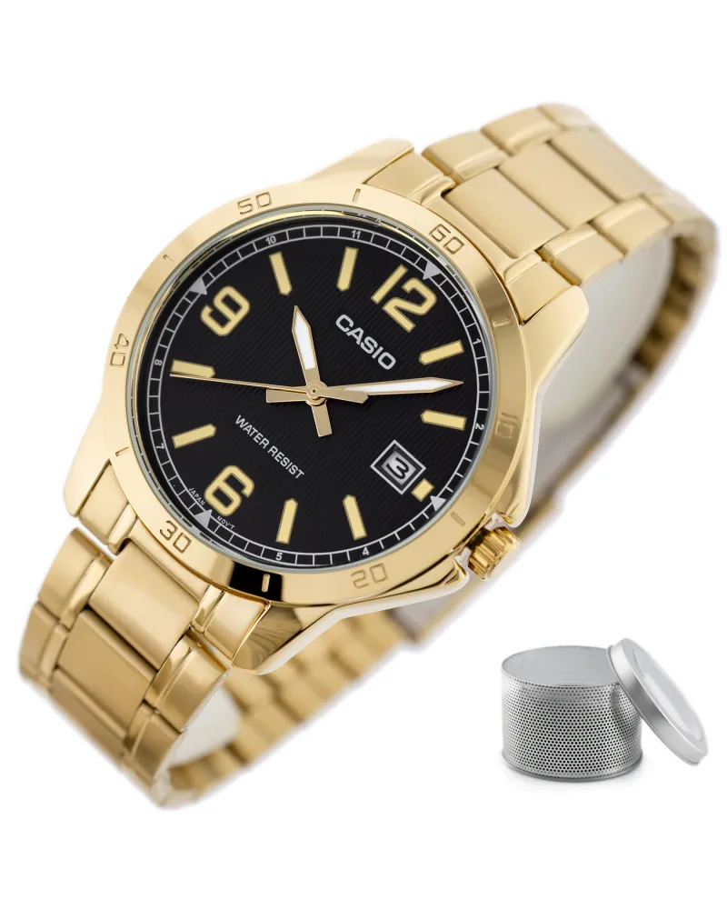ZEGAREK MĘSKI CASIO MTP-V004G-1B (zd047h) + BOX ZEGAREK MĘSKI CASIO MTP-V004G-1B (zd047h) + BOX