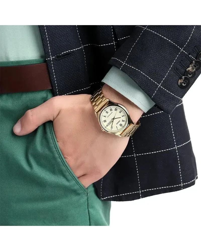 ZEGAREK MĘSKI CASIO  MTP-V006G-9B + BOX