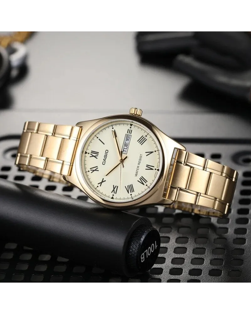 ZEGAREK MĘSKI CASIO  MTP-V006G-9B + BOX