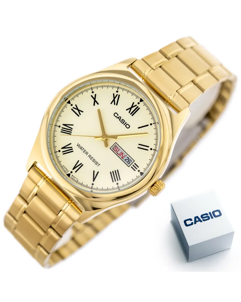 ZEGAREK MĘSKI CASIO  MTP-V006G-9B + BOX