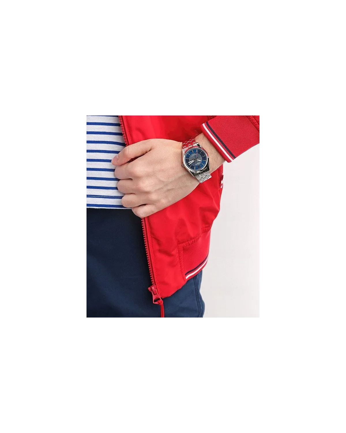 ZEGAREK MĘSKI CASIO MTP-1335D 2AV (zd026e) + BOX
