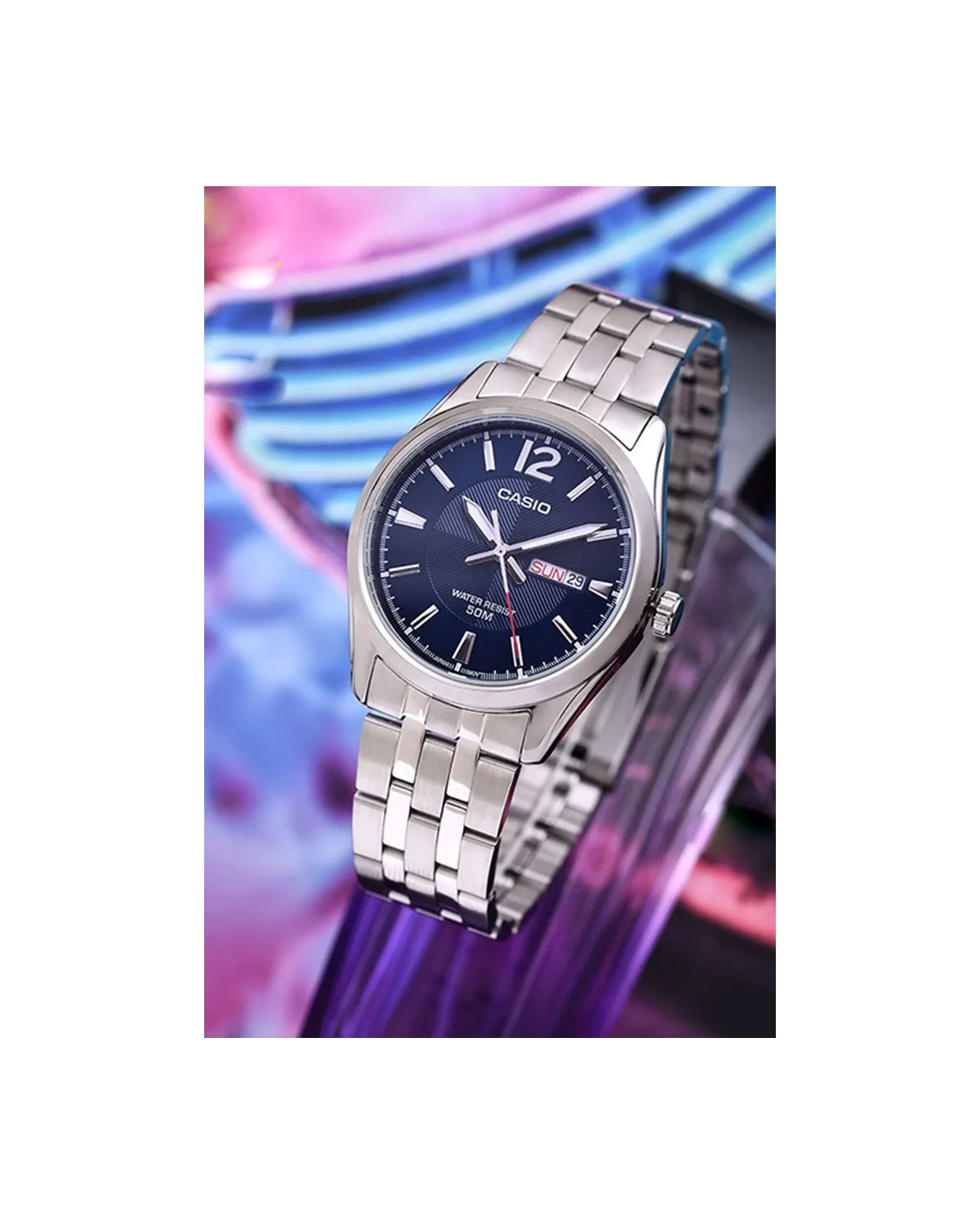 ZEGAREK MĘSKI CASIO MTP-1335D 2AV (zd026e) + BOX