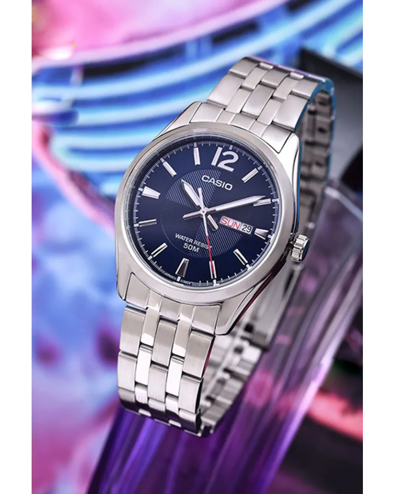 ZEGAREK MĘSKI CASIO MTP-1335D 2AV (zd026e) + BOX