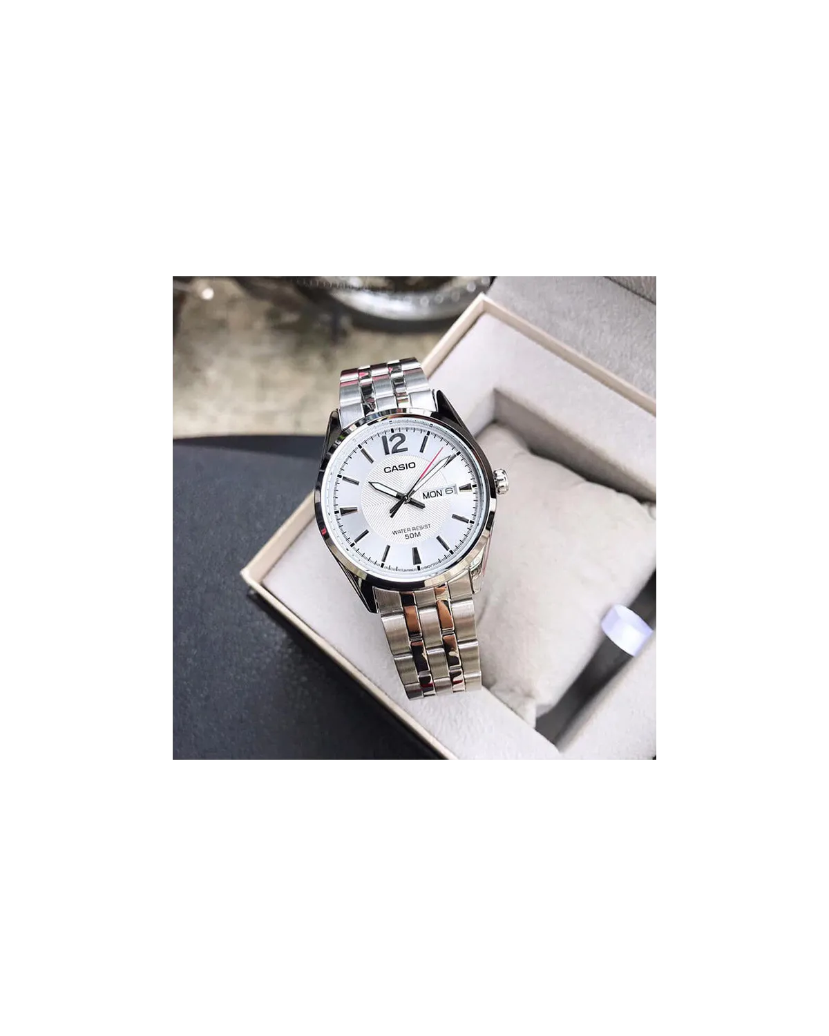 ZEGAREK MĘSKI CASIO MTP-1335D-7A (zd026d) + BOX