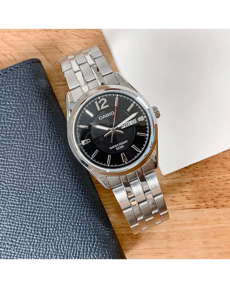 ZEGAREK MĘSKI CASIO MTP-1335D 1AV (zd026a) + BOX
