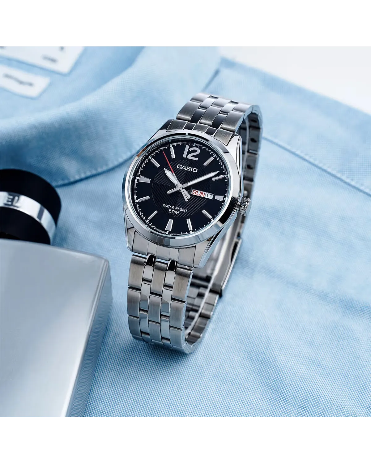 ZEGAREK MĘSKI CASIO MTP-1335D 1AV (zd026a) + BOX