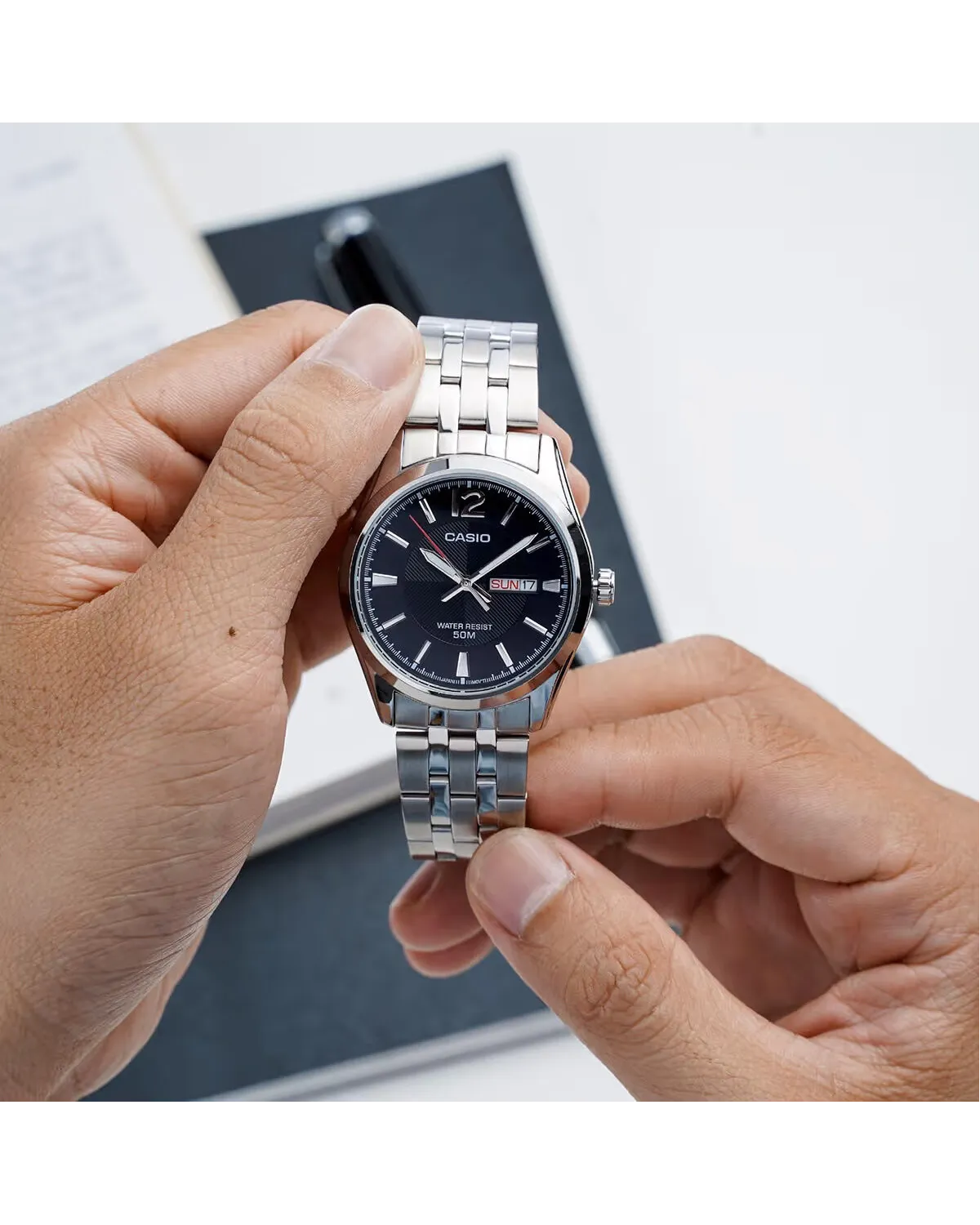 ZEGAREK MĘSKI CASIO MTP-1335D 1AV (zd026a) + BOX