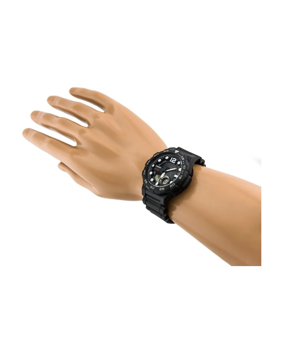 ZEGAREK MĘSKI CASIO AEQ-100W 1AV (zd070a) - WORLD TIME + BOX