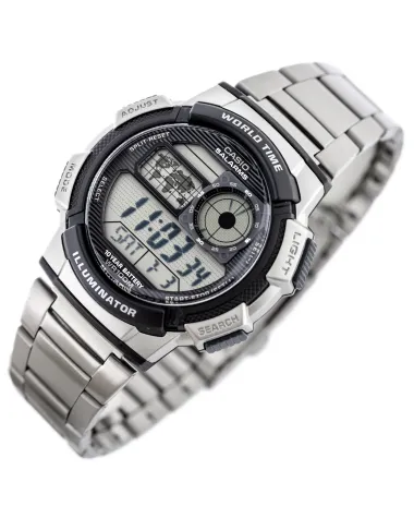 ZEGAREK MĘSKI CASIO AE-1000WD 1A (zd073h) - WORLD TIME + BOX