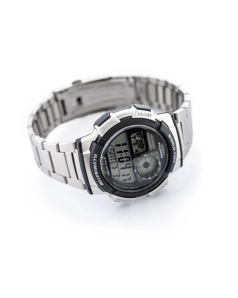ZEGAREK MĘSKI CASIO AE-1000WD 1A (zd073h) - WORLD TIME + BOX