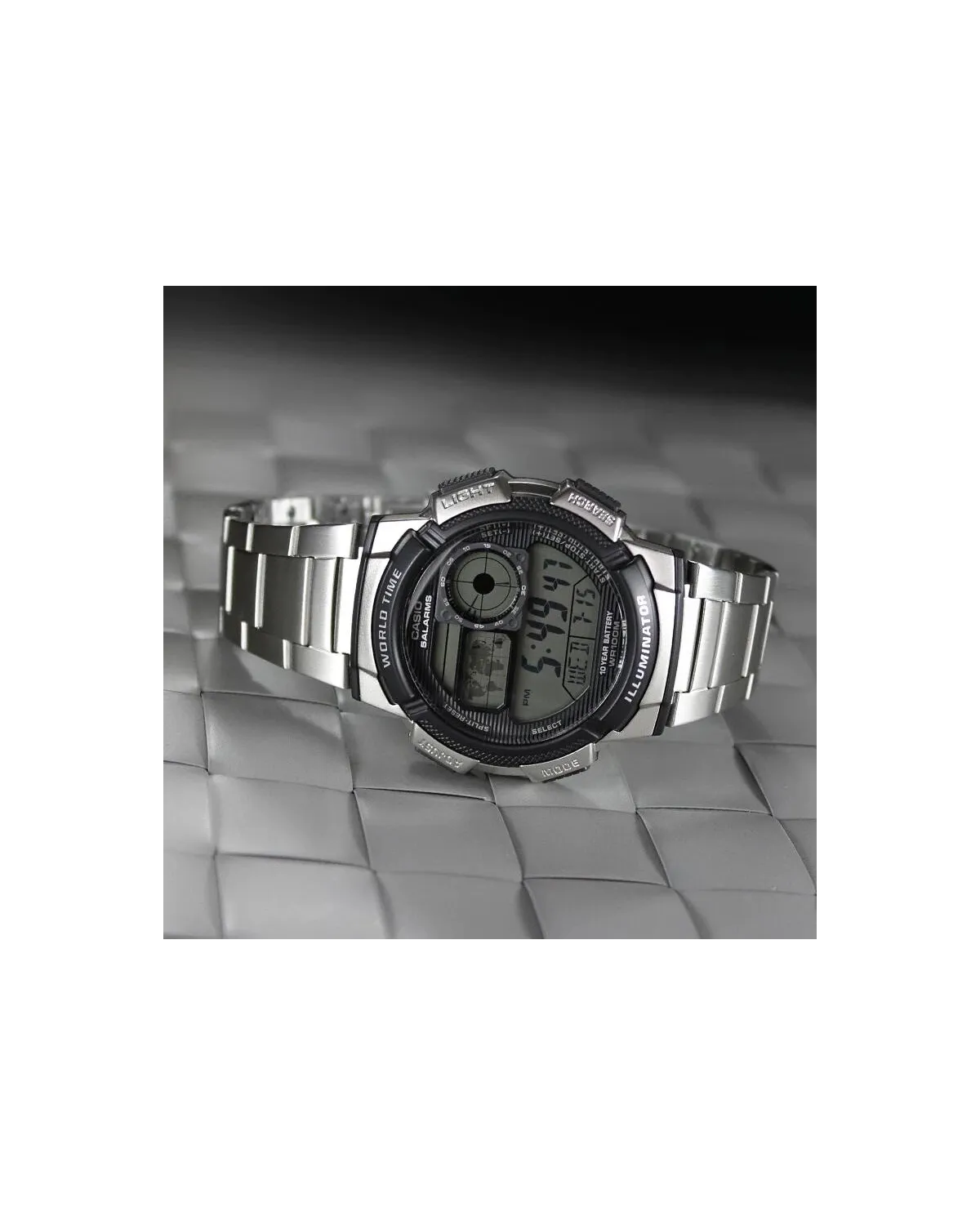 ZEGAREK MĘSKI CASIO AE-1000WD 1A (zd073h) - WORLD TIME + BOX