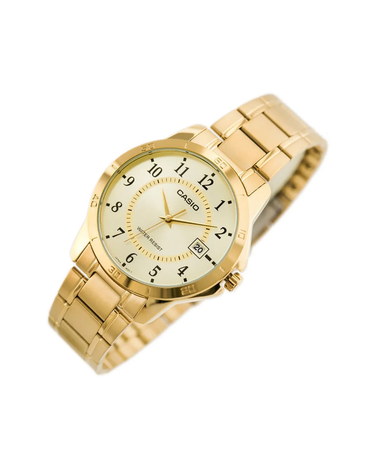 ZŁOTY ZEGAREK MĘSKI CASIO MTP-V004G-9B (zd047a) + BOX ZŁOTY ZEGAREK MĘSKI CASIO MTP-V004G-9B (zd047a) + BOX