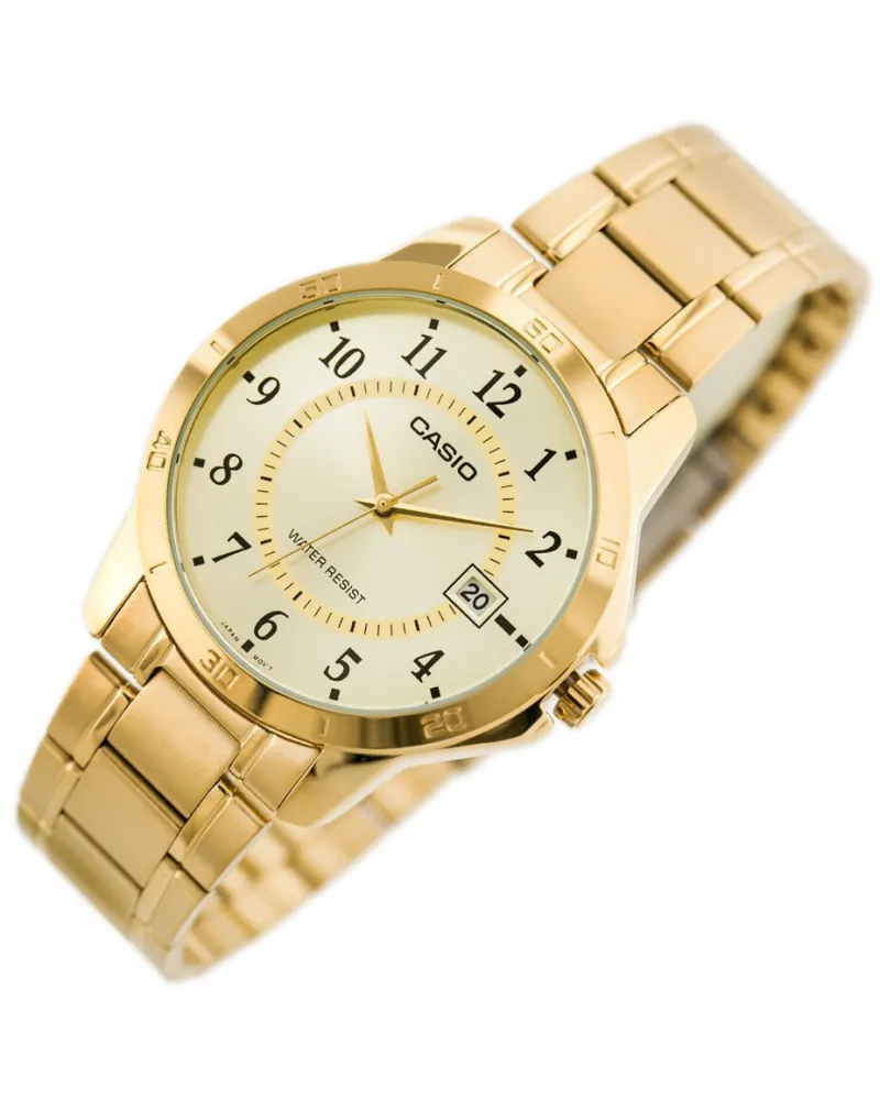 ZŁOTY ZEGAREK MĘSKI CASIO MTP-V004G-9B (zd047a) + BOX ZŁOTY ZEGAREK MĘSKI CASIO MTP-V004G-9B (zd047a) + BOX