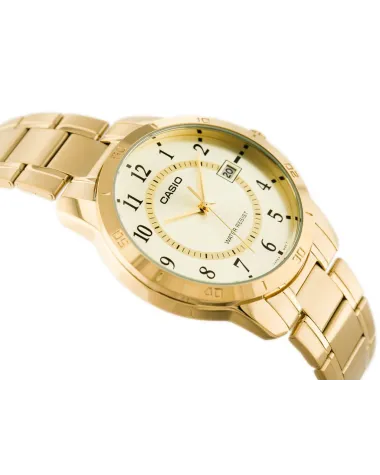 ZŁOTY ZEGAREK MĘSKI CASIO MTP-V004G-9B (zd047a) + BOX ZŁOTY ZEGAREK MĘSKI CASIO MTP-V004G-9B (zd047a) + BOX