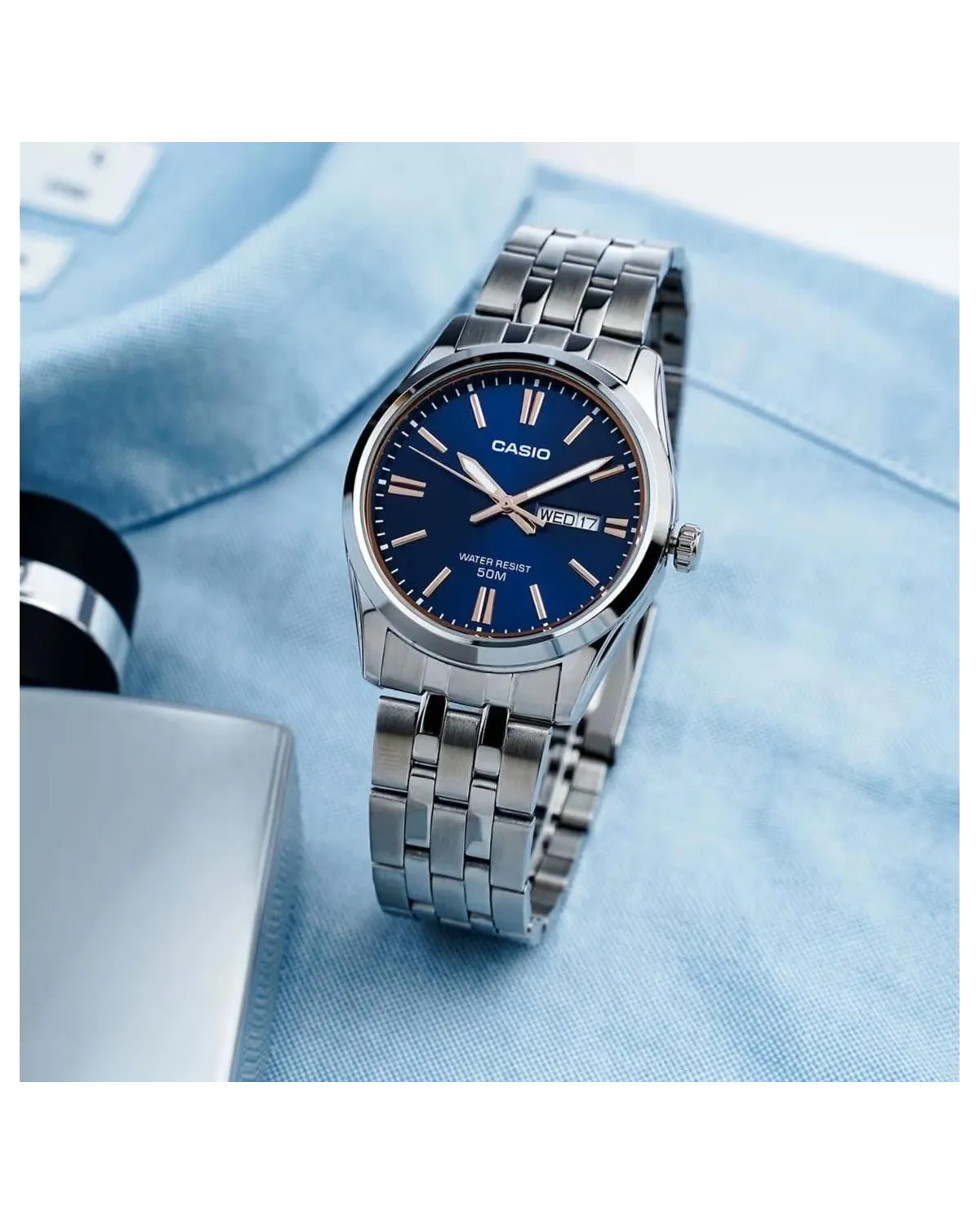 ZEGAREK MĘSKI CASIO MTP-1335D-2A2 (zd026c) + BOX