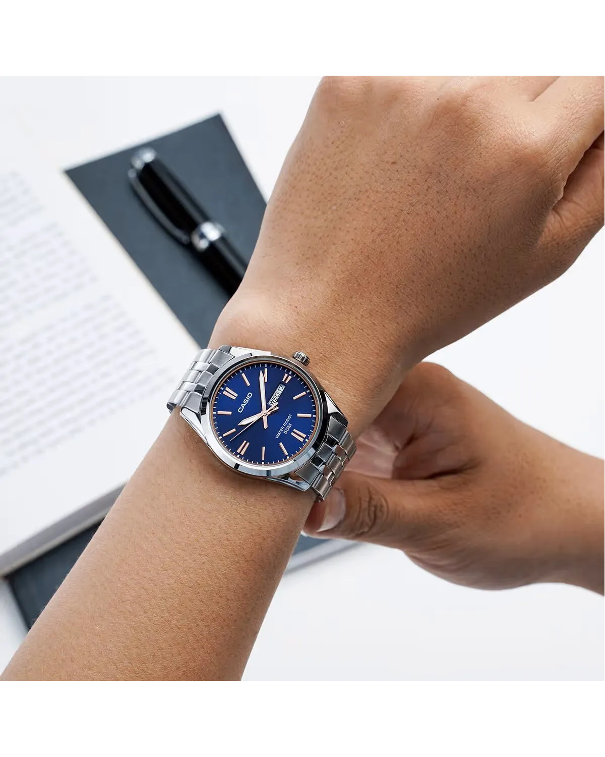 ZEGAREK MĘSKI CASIO MTP-1335D-2A2 (zd026c) + BOX