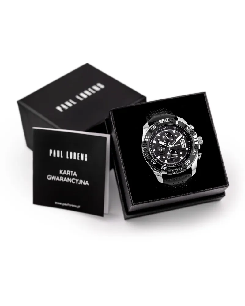 ZEGAREK MĘSKI PAUL LORENS - PL8754A5-1A1 (zg375a) + BOX