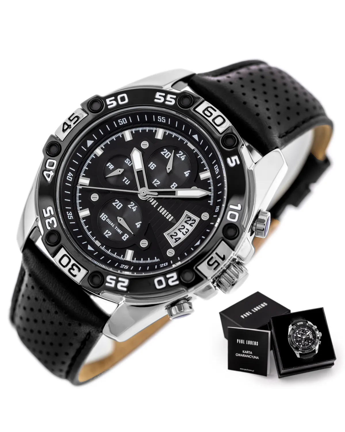 ZEGAREK MĘSKI PAUL LORENS - PL8754A5-1A1 (zg375a) + BOX