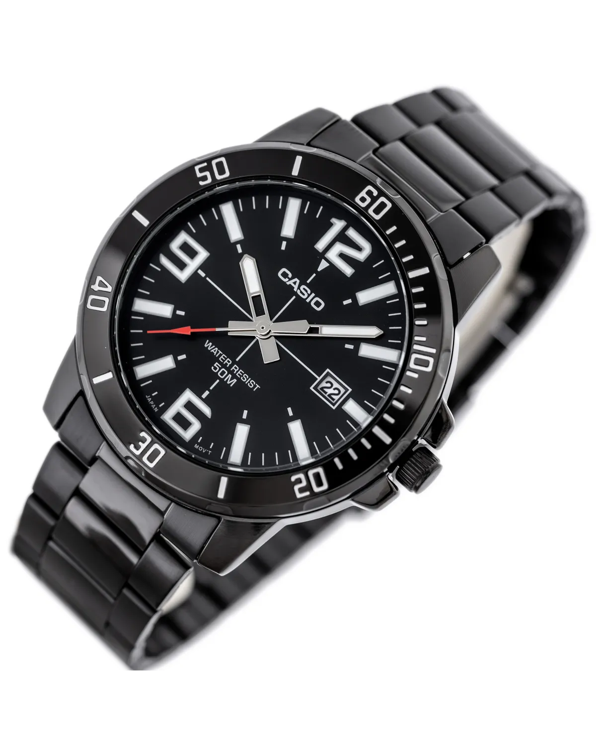 ZEGAREK MĘSKI CASIO MTP-VD01B-1B (zd169e) + BOX