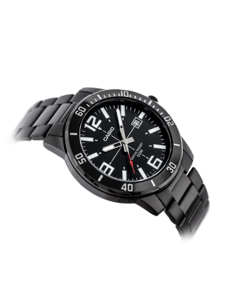 ZEGAREK MĘSKI CASIO MTP-VD01B-1B (zd169e) + BOX