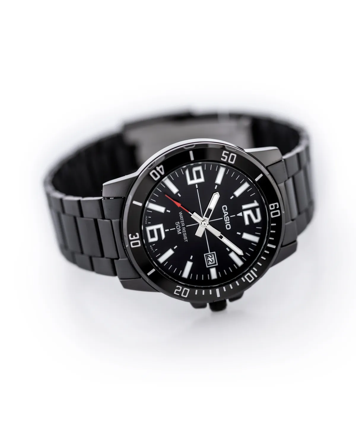 ZEGAREK MĘSKI CASIO MTP-VD01B-1B (zd169e) + BOX