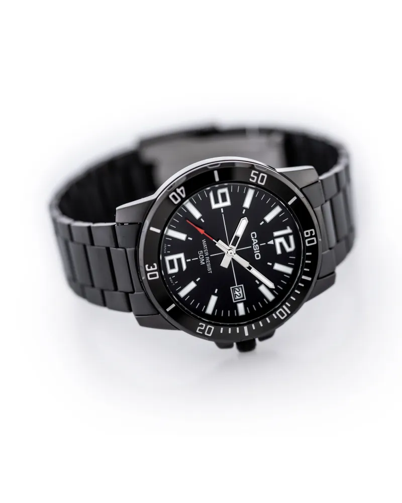 ZEGAREK MĘSKI CASIO MTP-VD01B-1B (zd169e) + BOX