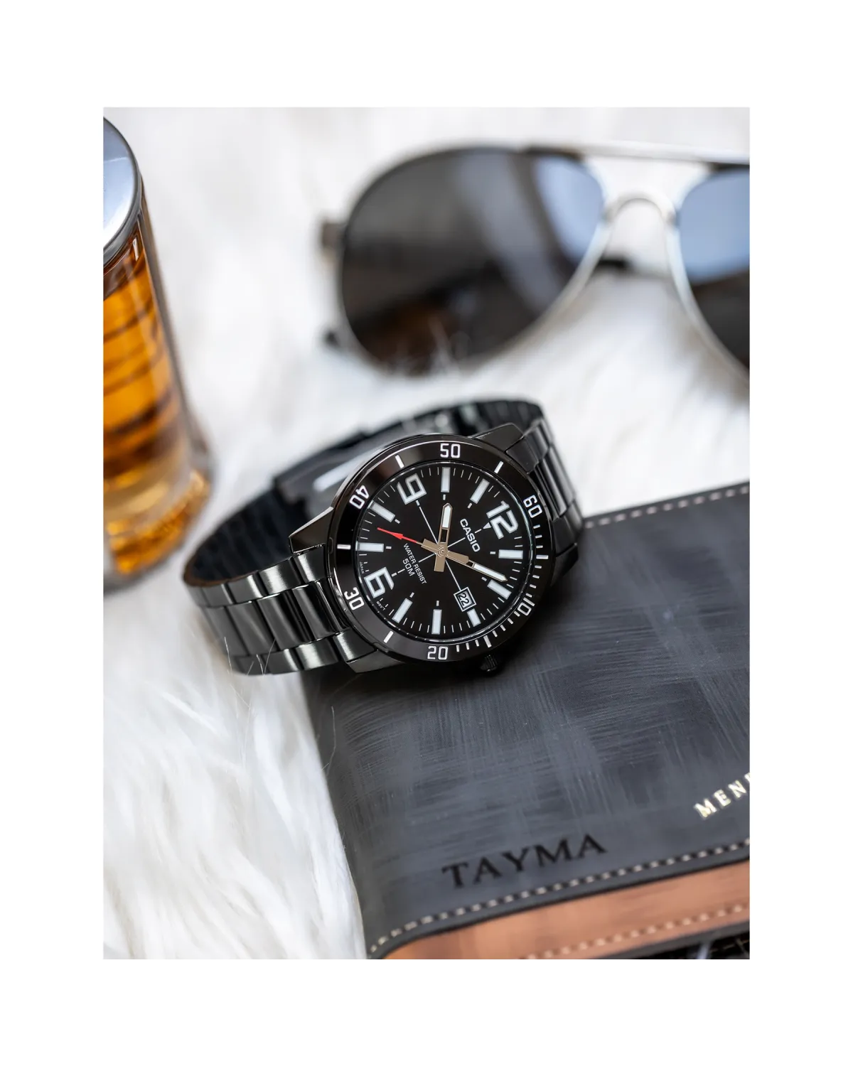 ZEGAREK MĘSKI CASIO MTP-VD01B-1B (zd169e) + BOX