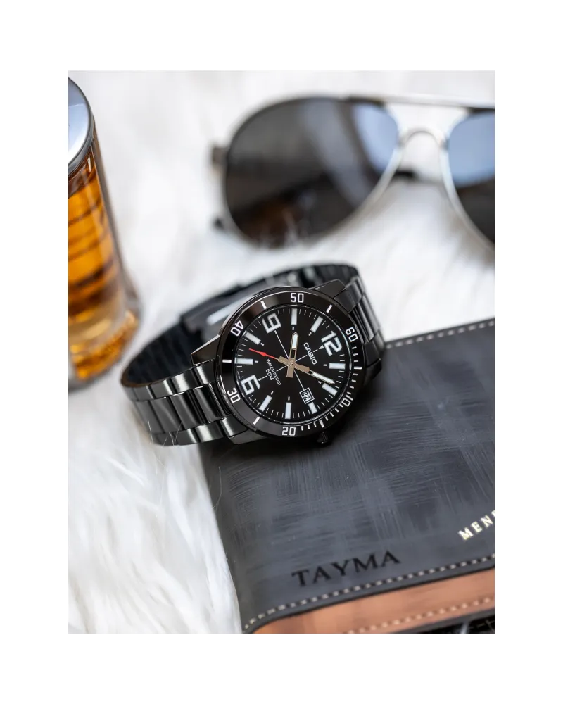 ZEGAREK MĘSKI CASIO MTP-VD01B-1B (zd169e) + BOX
