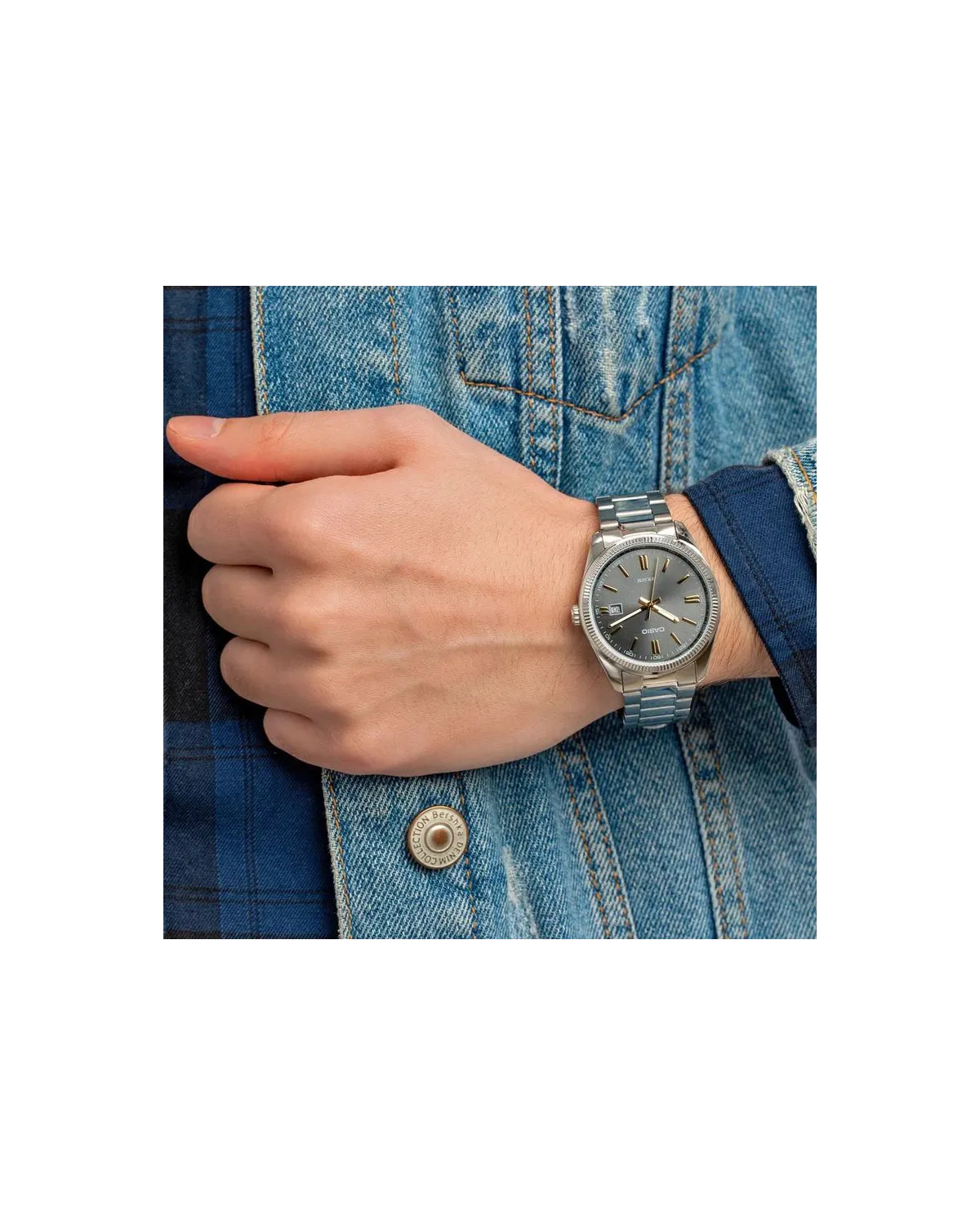 ZEGAREK MĘSKI CASIO MTP-1302D-1A2 (zd072b) + BOX