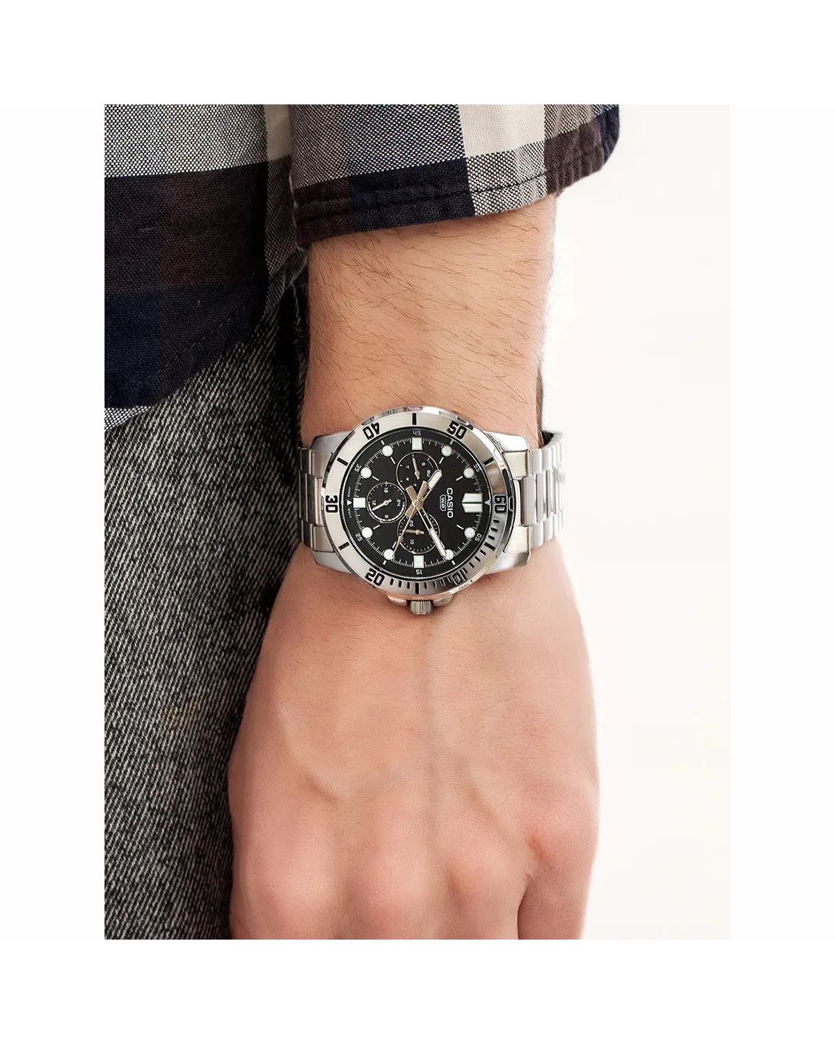 ZEGAREK MĘSKI CASIO MTP-VD300D-1E (zd268a) + BOX