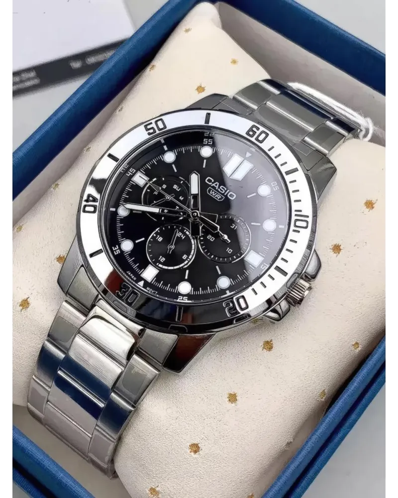 ZEGAREK MĘSKI CASIO MTP-VD300D-1E (zd268a) + BOX