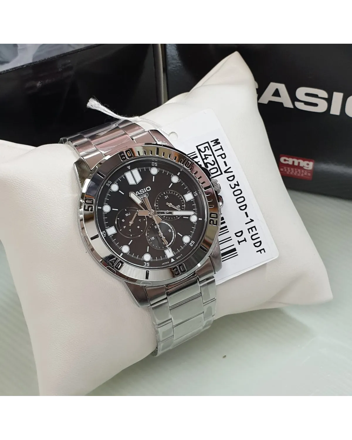 ZEGAREK MĘSKI CASIO MTP-VD300D-1E (zd268a) + BOX