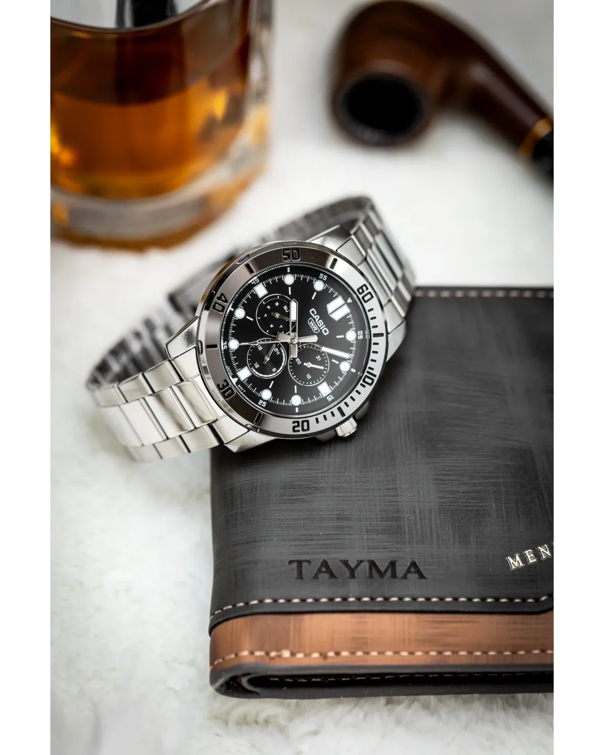 ZEGAREK MĘSKI CASIO MTP-VD300D-1E (zd268a) + BOX