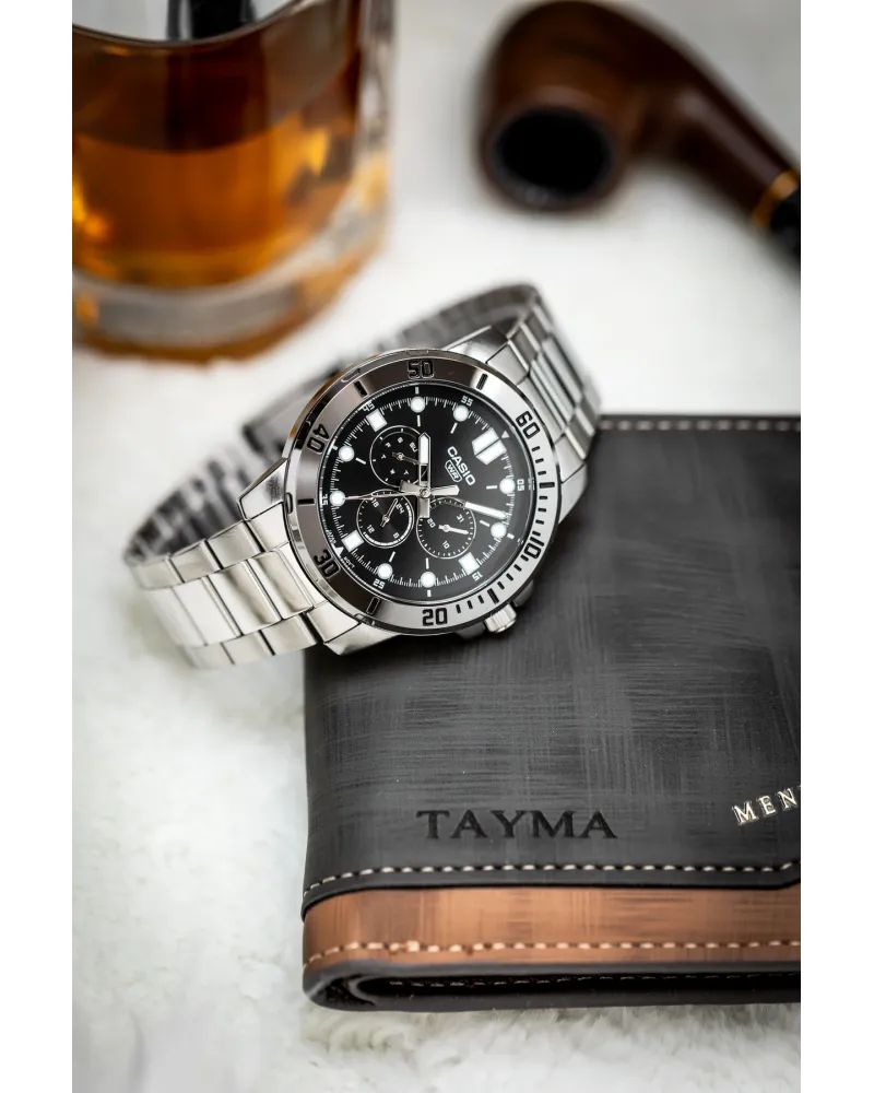 ZEGAREK MĘSKI CASIO MTP-VD300D-1E (zd268a) + BOX