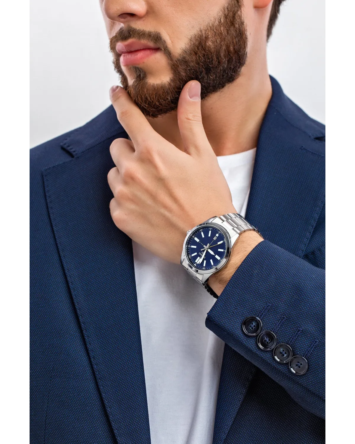ZEGAREK MĘSKI CASIO MTP-VD02D-2E (zd217a) + BOX