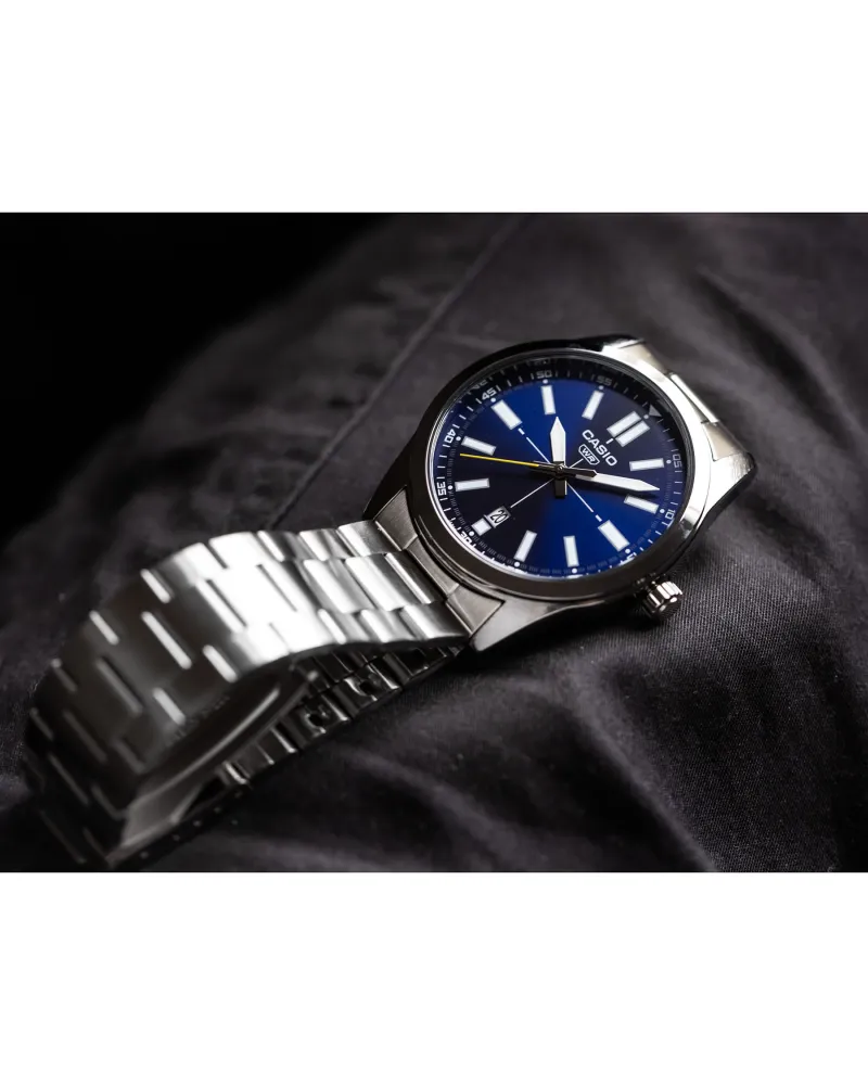 ZEGAREK MĘSKI CASIO MTP-VD02D-2E (zd217a) + BOX