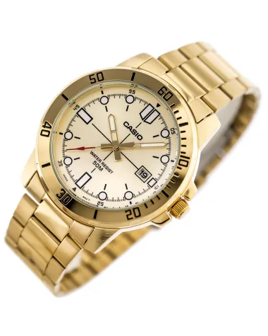 ZEGAREK MĘSKI CASIO MTP-VD01G-9E (zd185d) + BOX