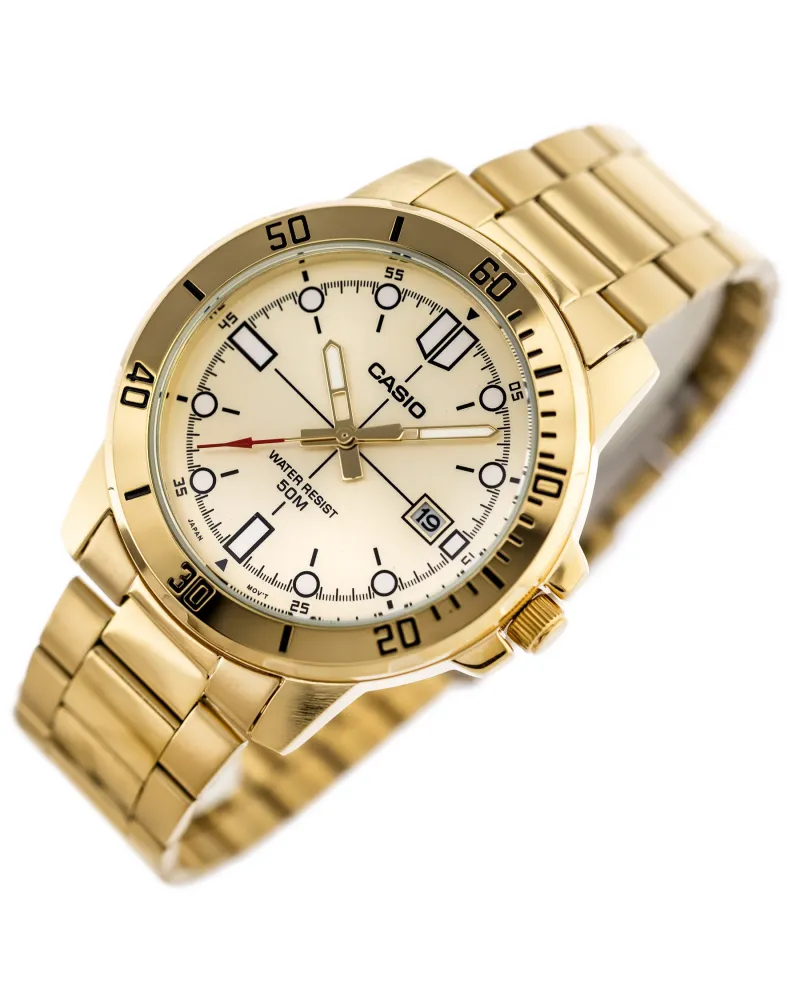 ZEGAREK MĘSKI CASIO MTP-VD01G-9E (zd185d) + BOX