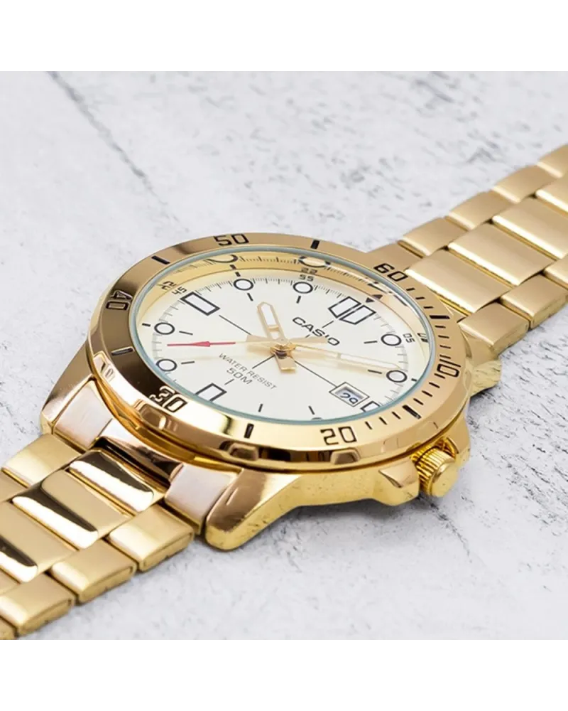 ZEGAREK MĘSKI CASIO MTP-VD01G-9E (zd185d) + BOX